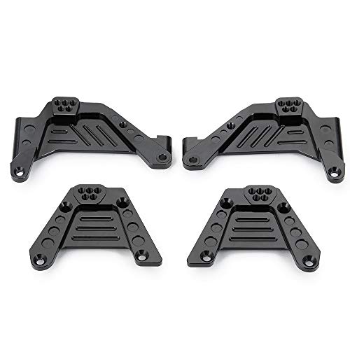 ZuoLan Aluminum RC Stoßdämpfer Halter,Front/Rear Shock Tower Hoops for AXIAL SCX10 III AXI03007 RC Upgrades Part