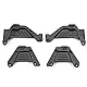 ZuoLan Aluminum RC Stoßdämpfer Halter,Front/Rear Shock Tower Hoops for AXIAL SCX10 III AXI03007 RC Upgrades Part
