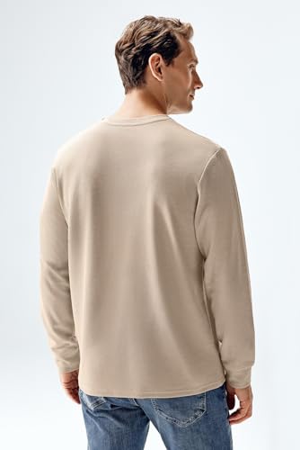Brix Mens' Waffle Shirts Long - Sleeve Regular - Fit Thermal Shirts.3