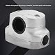 Griffhalterung, Fixierung der Halterung, graue Schaft-Galgenklemme, universal, stark und stabil, gut mit Aluminium f¨¹r Rasentrimmer, Trimmer, Freischneider, Rohr,Zubeh?r f¨¹r Rasenm?her