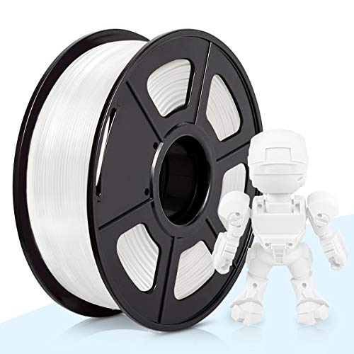 3D Warhorse ABS Filament 1.75mm,White ABS Filament for 3D Printer,1KG Spool,Dimensional Accuracy +/- 0.02mm,3D Printing Filament ABS White,ABS Filament,1.75mm Filament