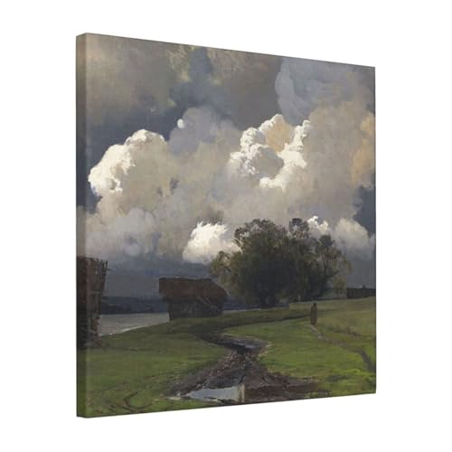 絵画 フレーム装飾画 イサークレウィタン In The Vicinity Of The Savvino-Storozhevsky Monastery キャンバスアート アートパネル 壁画 壁掛け 絵 モダンアート 版画 壁飾り 世界の名画 ポスター 40x