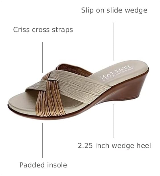 Image of ITALIAN Shoemakers Women's Saylor Wedge Sandal