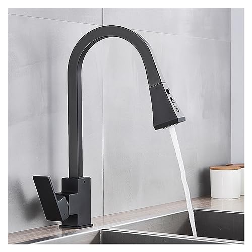 Robinet de cuisine extractible Chrome mitigeur évier rotatif - 3
