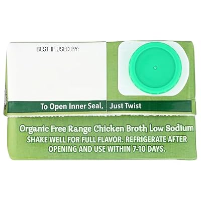 Pacific Foods Organic Free Range Chicken Low Sodium Broth, 32 oz