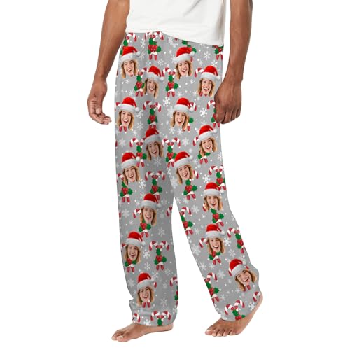 Custom Pajama Pants, Personalized Pj Pants Custom Fleece Pajama Pants Men Women