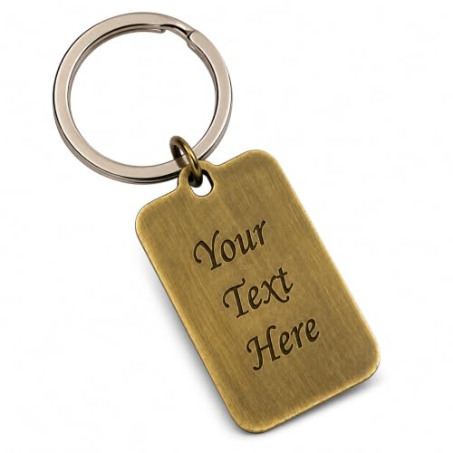 Image of Premium Customized Metal Keychain | Personalized Name Engraved Keychain for Car & House Keys | Stylish Stainless Steel Gift for Men & Women
