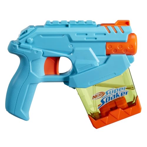 Nerf Super Soaker Mini Dunk-Fill Wasserblaster, klein & handlich (auch zum Mitnehmen) und einfach zu befüllen, Outdoorspielzeug für Jungen und Mädchen ab 6 Jahren