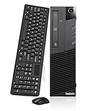 Lenovo ThinkCentre M83 SFF Desktop Computer, Quad Core i5-4570, 16GB RAM 1TB SSD, DisplayPort, Keyboard and Mouse, WiFi, BT, Windows 10 Pro (Renewed)