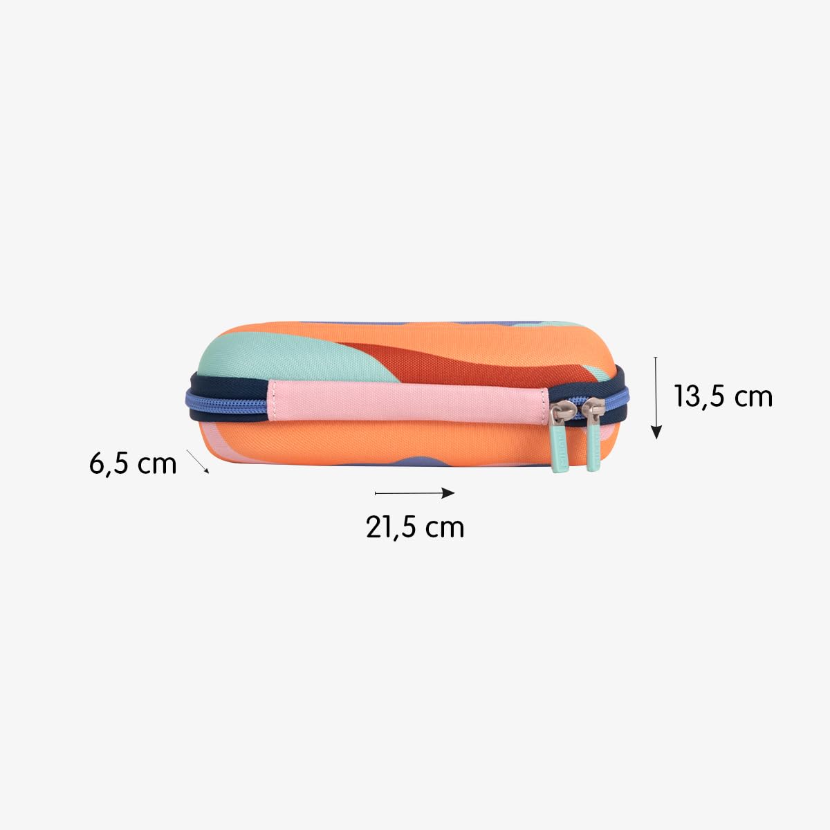 MILAN® Zestaw półsztywny 2 etui z zawartością serii The Fun, wielokolorowe