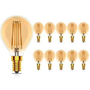 Vintage Edison E14 LED-lamp druppelvorm 4W draadlamp gloeilamp, vervangt 40 watt gloeilampen, warmwit 2700K, CRI >80…