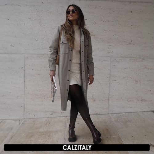 Image of CALZITALY Opaque Colour Tights - 80 DEN Thick Tights, Microfiber Pantyhose, S - 4XL Available in Plus size - Italian Hosiery