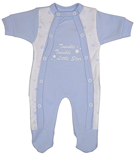 Babyprem bébé prématuré Twinkle Little Star (Scintille Peu d'étoile) Dors Vêtements 0.7-1.6kg Bleu 32-38cm