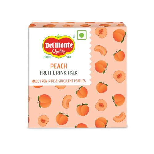 Image of Del Monte Peach Fruit Drink Gift Pack, Pack of 12, 240ml