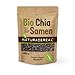 Natur Bio günstig Kaufen-Naturacereal Bio Chia Samen 1kg - Reich an Omega-3 und Ballaststoffen, rein pflanzliche Proteinquelle - ideal für Smoothies, Overnight Oats und Backwaren