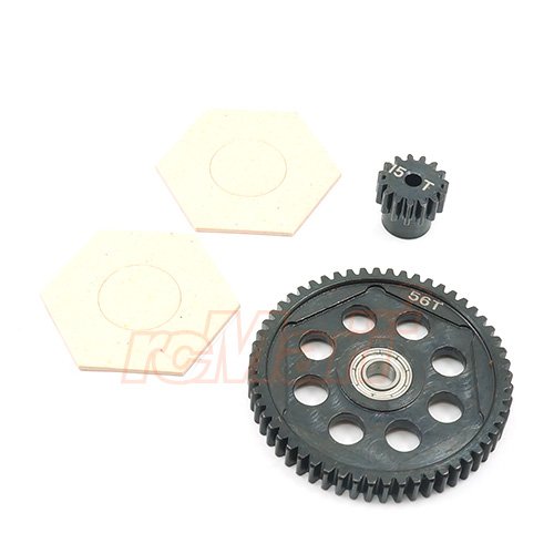 Xtra Speed HD Steel Spur Gear 56T/15T For Axial SCX10 II #XS-SCX230071