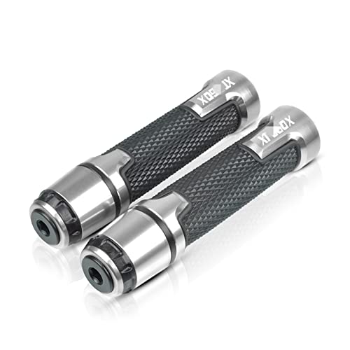 Poignées de moto XT660X vertes avec embouts de poignée de guidon de rechange