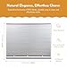 Radiance Cordless Outdoor Shades for Porch, Patio & Windows - Waterproof PVC Blinds for Indoor & Outdoor - Roll-Up Patio Privacy Screen for Diffuse Sunlight - White - 60