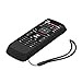 SIKAI Remote Case Compatible with VIZIO XRT302 Remote Skin-Friendly Shockproof Silicone Cover for VIZIO XRT302 Smart TV Remote Washable Anti-Lost with Hand Loop (Black)