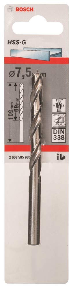 Bosch Pro metal matkap HSS-G parlatılmış, 2608585930, 0 watts, 0 volts