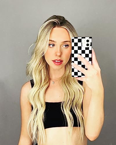 Coque compatible iPhone SE 2022 2020 8 7 carrée géométrique damier - 3