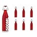 Produktbild slkfactory 6 Leere Glasflaschen mit Bügelverschluss 500ml Saftflaschen 0,5 Liter l 50 cl Likörflasche Bügelverschlussflasche Bügelflasche Schnapsflasche Essig-ÖL Flasche
