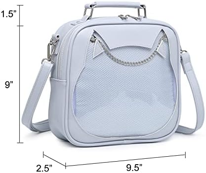 Vobomo Leuke Kat Ita Bag Pin Display Rugzak voor School Preppy Rugzak