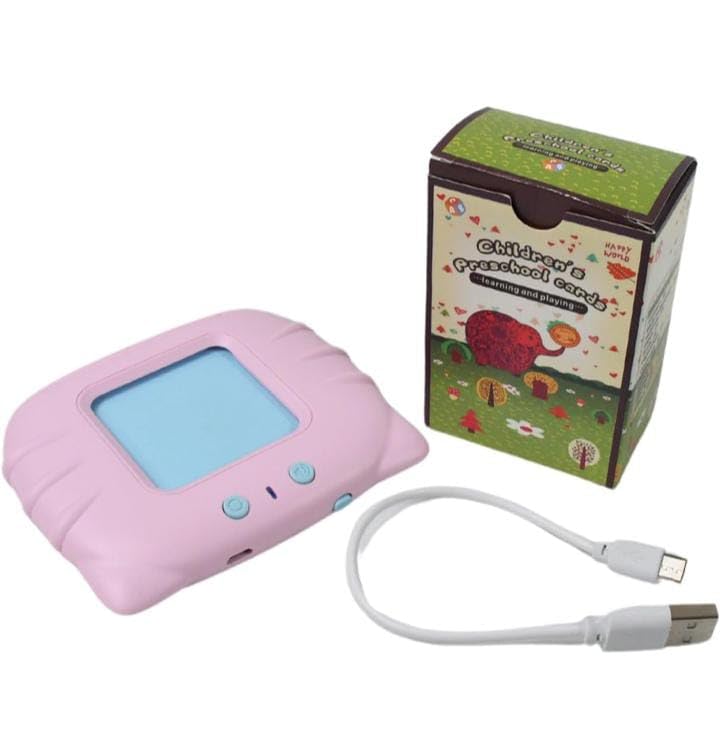 Talking Cognitive Skills Flash Card Learning Device Toy Early Learning 224 Words Sounds Music Playing Game
