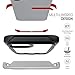 Ghostek Atomic Slim Designed for iPhone 12 Pro Max Case with Protective Metal Bumper Made of Super Tough Lightweight Military Grade Aluminum Alloy, iPhone 12 Pro Max 5G (6.7 Inch) (Brushed Aluminum)