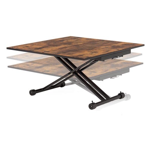 Amazon｜萩原 KT-3197DBR エクステンション昇降テーブル ダーク