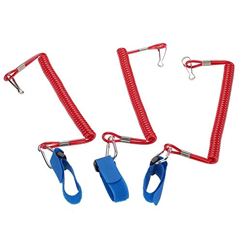 3pcs de correa Correa para paddle surf elástico Barra de seguridad para kayak y canoa kayak accesorio elástico a 195 cm qbbrt