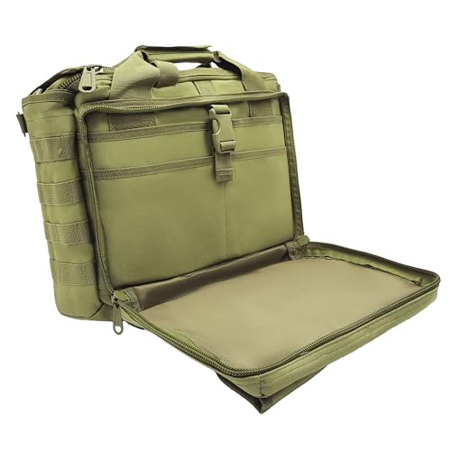 TaktZeit Military Briefcase 15.6Inch Tactical Laptop Messenger Bag Laptop for Hiking, Cycling, Camping and Daily Use2