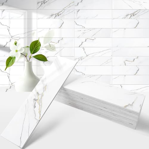 OYASIMI Thick PVC Subway Tiles (4-Pack)