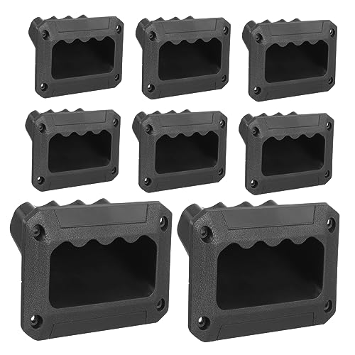 HOLIDYOYO Long-Lasting Speaker Handles 8pcs Plastic Amplifier Handle Straps for Cabinet Speakers