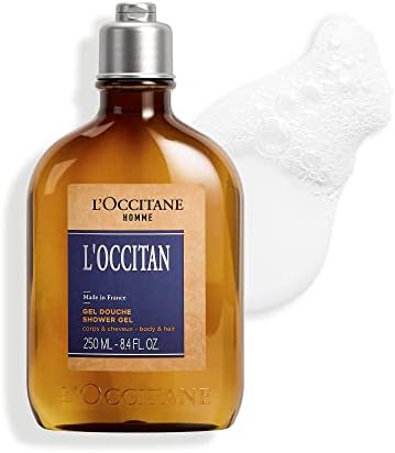 L'OCCITANE L'Occitane Shower Gel 250 ml| Luxury Body Wash for Men| 2-in-1 Hair & Body| Aromatic Lavender Scent|