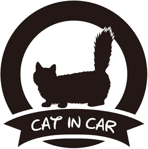 Amazon マンチカン 猫 ネコ ステッカー シール Cat In Car 丸形 円形 Love 愛猫 ペット オーナー グッズ 雑貨 アイテム 車 自動車 エンブレム デカール アクセサリー ブランド アウトドア おもしろ かっこいい おしゃれ 1706 ゴールド ステッカー デカール