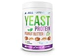 ALLNUTRITION Yeast Protein Powder - Food Supplement for Muscle Mass Gain and Post Workout Recovery - No Added Sugar GMO Free Vegan Friendly High Absorption - 500g Peanut Butter