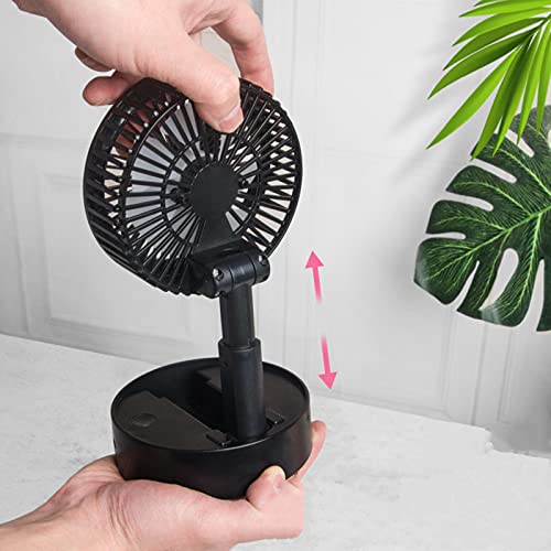 Mini ventilateur USB silencieux pliable avec mât télescopique portable