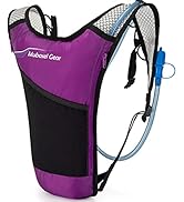 Hydration Backpack with 2 Liter Bladder, Hydration Pack with Bite Valve for Running, Hiking, Clim...