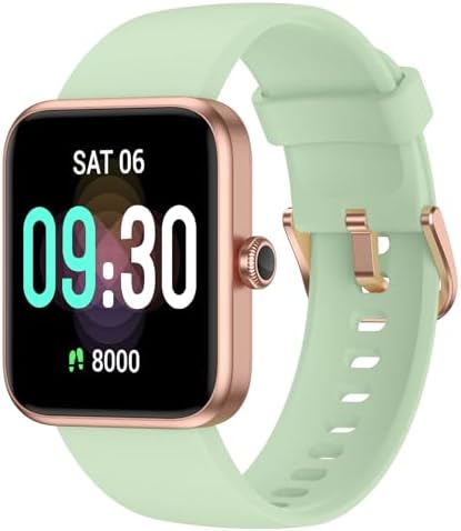 TYKOIT Smart Watch, Fitness Tracker with Heart Rate Monitor, Blood Oxygen, Sleep Watch, 41mm Touchscreen Smartwatch for Android iOS Swimming Waterproof Pedometer Step Calories Tracker for Women Men