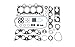 Head Gasket Set Graphite For: 1988-1995 Honda Civic 1.5L 1.6L I4 Engine Codes D15B2 D15B7 D16A6