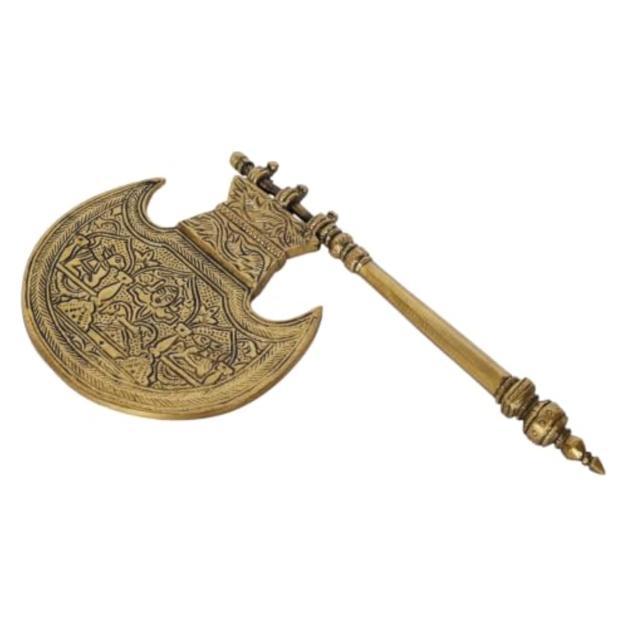 Pure Brass Vintage God's Pankhi Hand Held Fan