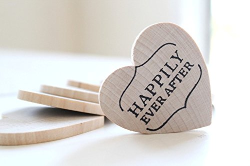 Amazon.co.jp: Nakpunar® 木製ハートカットアウト 100個 : ホビー