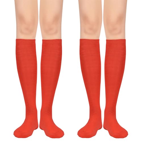 Image of Women's Knee High Socks Long Athletic Thin Thigh High Stocking Outdoor Sport Casual Tube Socks Knee Socks