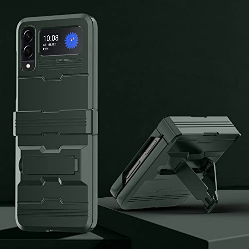Coque antichoc Samsung Galaxy Z Flip 3 verte pour éviter les traces de doigts
