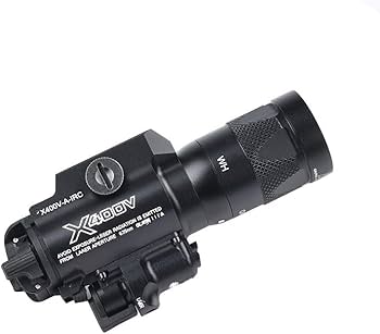 Amazon.co.jp: WADSN CNC加工！ X400VタイプLED ライト REDモデル（高