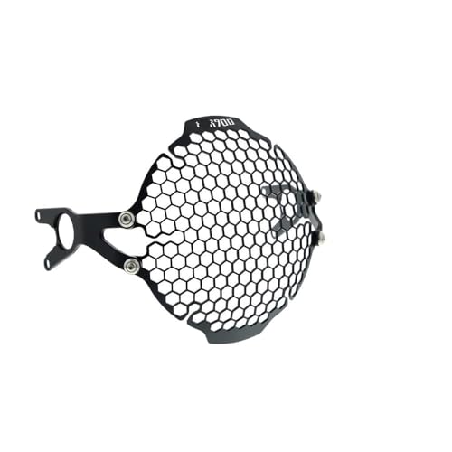 Protection phare moto XSR900 anti fissure avec grille acier - 3