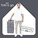 Milliard Toddler Floor Bed with a Fitted Sheet, Washable Toddler Cots for Sleeping, Comfortable and Portable Bed for Kids, Foldable Toddler Bed (Grey)