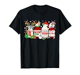 Christmas Nurse Peppermint Mocha Propofol ER ED ICU RN Nurse T-Shirt