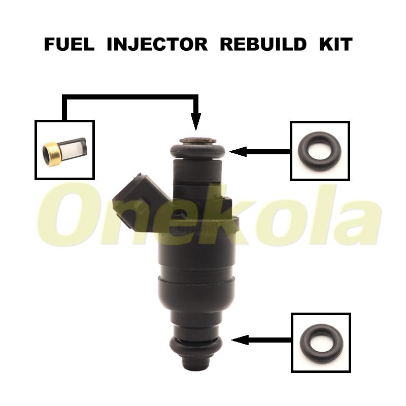 Fuel Injector Service Repair Kit Filters O Rings Seals Grommets for Audi Avant A4 A4 Cabriolet 4B C5 8H7 2.4L 24V V6 078133551AC - (Color: 20 Piece Set)